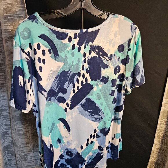 N Touch Women's Medium Multicolored Patterned Shirt - Picture 2 of 4